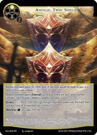 Angelic Twin Shields - Attack on Velmardia - Force of Will card