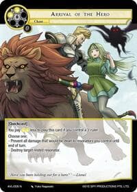 Arrival of the Hero - Attack on Velmardia - Force of Will card