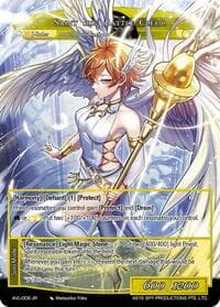 Clumsy Devotee, Saint Iris // Saint Iris, Battle Cleric - Attack on Velmardia - Force of Will card