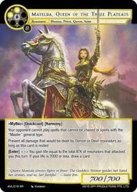 Matelda, Queen of the Three Plateaus - Attack on Velmardia - Force of Will card
