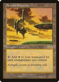 Serra's Sanctum - Urza's Saga - Magic: The Gathering card