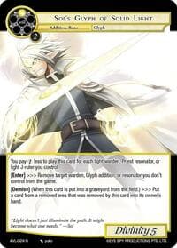 Sol's Glyph of Solid Light - Attack on Velmardia - Force of Will card