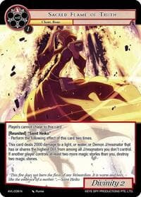 Sacred Flame of Truth - Attack on Velmardia - Force of Will card
