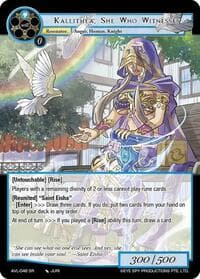 Kallithea, She Who Witnesses - Attack on Velmardia - Force of Will card