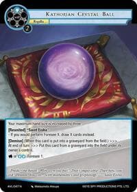Kathorian Crystal Ball - Attack on Velmardia - Force of Will card