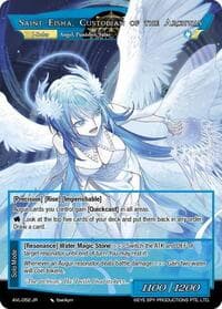 Royal Historian, Saint Eisha // Saint Eisha, Custodian of the Archway - Attack on Velmardia - Force of Will card