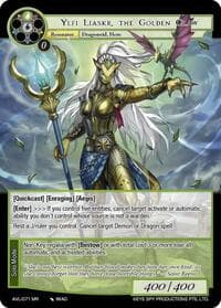 Ylfi Liaskr, the Golden Claw - Attack on Velmardia - Force of Will card
