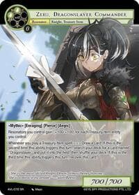 Zeru, Dragonslayer Commander - Attack on Velmardia - Force of Will card