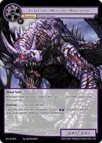 Flaretail Hellfire Hatchling - Attack on Velmardia - Force of Will card