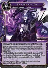 Kaim, Demon of Vice - Attack on Velmardia - Force of Will card