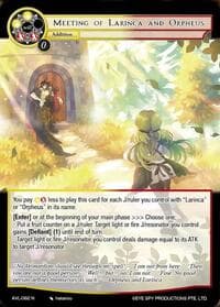 Meeting of Larinca and Orpheus - Attack on Velmardia - Force of Will card
