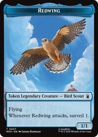 Redwing // Zabu Double-Sided Token - Marvel Super Heroes - Magic: The Gathering card