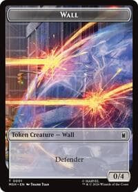 Wall // Moloid Double-Sided Token - Marvel Super Heroes - Magic: The Gathering card