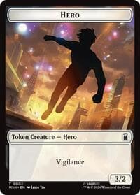 Hero // Robot Villain Double-Sided Token - Marvel Super Heroes - Magic: The Gathering card