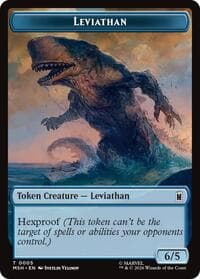 Leviathan // Food Double-Sided Token - Marvel Super Heroes - Magic: The Gathering card