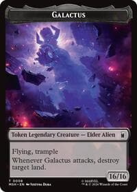 Galactus // Squirrel Double-Sided Token - Marvel Super Heroes - Magic: The Gathering card