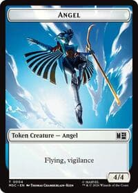 Angel // Elephant Double-Sided Token - Commander: Marvel Super Heroes - Magic: The Gathering card