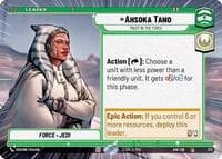 Ahsoka Tano - Trust in the Force (Hyperspace) - Ashes of the Empire - Star Wars: Unlimited card