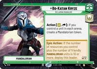 Bo-Katan Kryze - Reclaiming Mandalore (Hyperspace) - Ashes of the Empire - Star Wars: Unlimited card