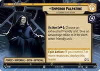 Emperor Palpatine - According to My Design (Hyperspace) - Ashes of the Empire - Star Wars: Unlimited card