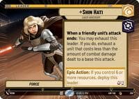 Shin Hati - Eager Adversary (Hyperspace) - Ashes of the Empire - Star Wars: Unlimited card