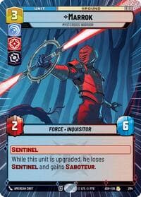 Marrok - Mysterious Warrior (Hyperspace) - Ashes of the Empire - Star Wars: Unlimited card