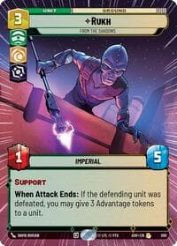 Rukh - From the Shadows (Hyperspace) - Ashes of the Empire - Star Wars: Unlimited card