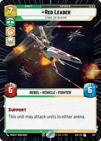 Red Leader - Strike the Reactor (Hyperspace) - Ashes of the Empire - Star Wars: Unlimited card