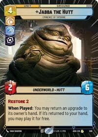 Jabba the Hutt - Eminence of Tatooine (Hyperspace) - Ashes of the Empire - Star Wars: Unlimited card