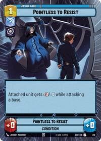 Pointless to Resist (Hyperspace) - Ashes of the Empire - Star Wars: Unlimited card