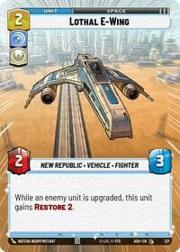 Lothal E-Wing (Hyperspace) - Ashes of the Empire - Star Wars: Unlimited card