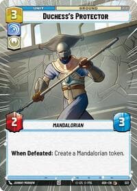 Duchess's Protector (Hyperspace) - Ashes of the Empire - Star Wars: Unlimited card
