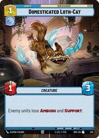 Domesticated Loth-Cat (Hyperspace) - Ashes of the Empire - Star Wars: Unlimited card