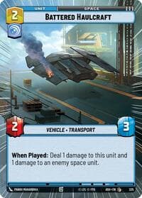 Battered Haulcraft (Hyperspace) - Ashes of the Empire - Star Wars: Unlimited card