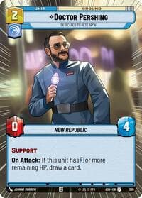 Doctor Pershing - Dedicated to Research (Hyperspace) - Ashes of the Empire - Star Wars: Unlimited card
