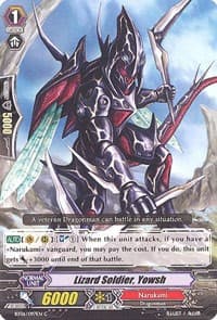 Lizard Soldier, Yowsh - BT06: Breaker of Limits - Cardfight Vanguard card