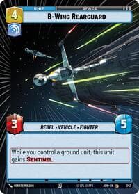 B-Wing Rearguard (Hyperspace) - Ashes of the Empire - Star Wars: Unlimited card