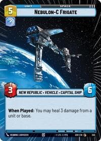 Nebulon-C Frigate (Hyperspace) - Ashes of the Empire - Star Wars: Unlimited card