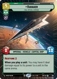 Ravager - Final Imperial Command (Hyperspace) - Ashes of the Empire - Star Wars: Unlimited card