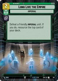 Long Live the Empire (Hyperspace) - Ashes of the Empire - Star Wars: Unlimited card