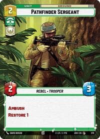 Pathfinder Sergeant (Hyperspace) - Ashes of the Empire - Star Wars: Unlimited card