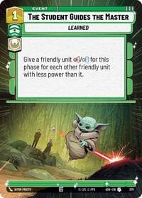 The Student Guides the Master (Hyperspace) - Ashes of the Empire - Star Wars: Unlimited card