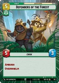 Defenders of the Forest (Hyperspace) - Ashes of the Empire - Star Wars: Unlimited card