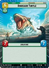 Dinosaur Turtle (Hyperspace) - Ashes of the Empire - Star Wars: Unlimited card