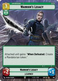 Warrior's Legacy (Hyperspace) - Ashes of the Empire - Star Wars: Unlimited card