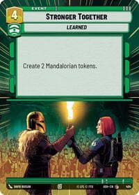 Stronger Together (Hyperspace) - Ashes of the Empire - Star Wars: Unlimited card