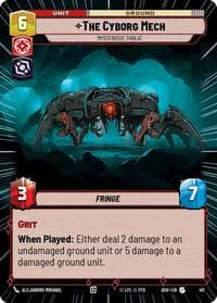 The Cyborg Mech - Mysterious Threat (Hyperspace) - Ashes of the Empire - Star Wars: Unlimited card