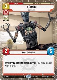 Grogu - Yes. Yes. Yes. (Hyperspace) - Ashes of the Empire - Star Wars: Unlimited card