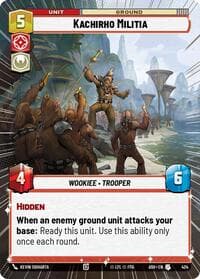 Kachirho Militia (Hyperspace) - Ashes of the Empire - Star Wars: Unlimited card
