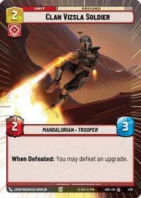 Clan Vizsla Soldier (Hyperspace) - Ashes of the Empire - Star Wars: Unlimited card